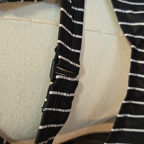 All In Motion Blk/Wht Tankini Top 16W - Picture 4 of 8